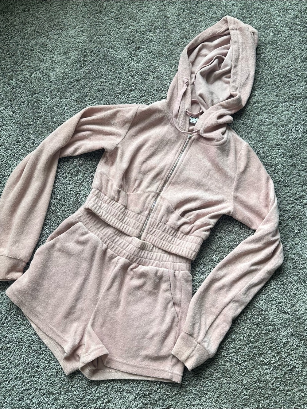Women's Athletic Shorts - Dusty Pink Cozy Stretch